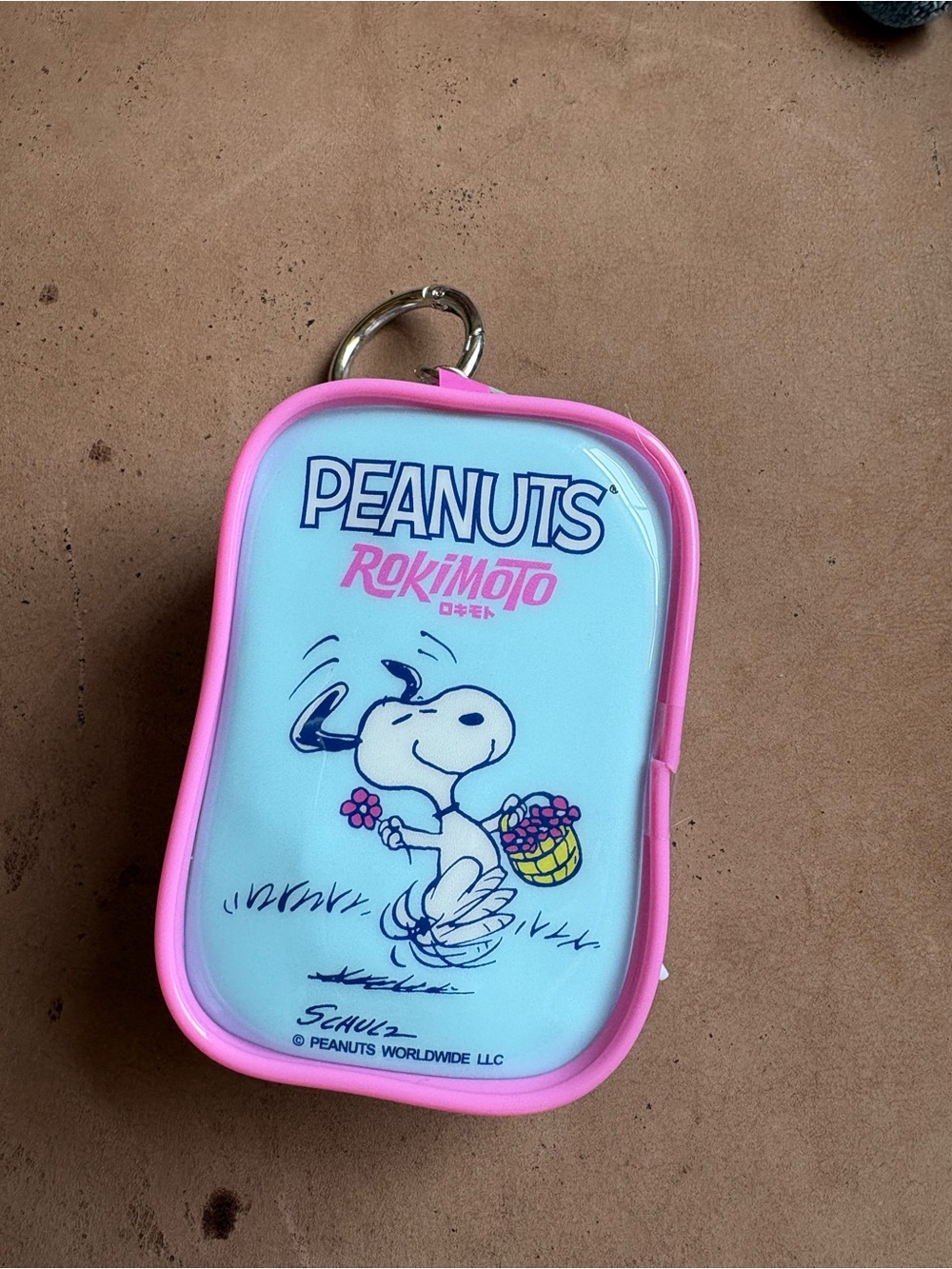 Rokimoto Peanuts Chase Case Flower Snoopy and Flower case